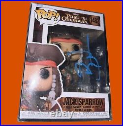 Johnny Depp signed Jack sparrow funko pop comes with COA