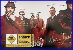 Jones, Ford & Beckwith Triple Signed Snatch A3 Landscape Poster With COA