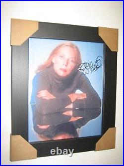 Joni Mitchell Hand Signed Photograph (8x10) Framed With CoA