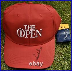 Jordan Spieth Signed The Open Cap BNWT With COA US Masters