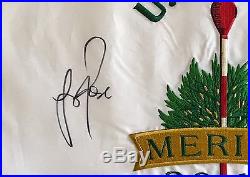 Justin Rose signed 2013 u. S. Open flag Merion golf autographed pga with coa