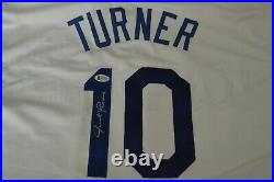 Justin Turner Autographed Los Angeles Dodgers Replica Jersey with Beckett COA