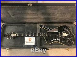KISS Paul Stanley Autographed Guitar with Ace & Vinny signatures PICS OF ALL COA