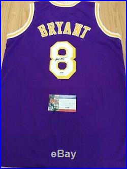 KOBE BRYANT LA Lakers Signed / Autograph Jersey with PSA/DNA COA