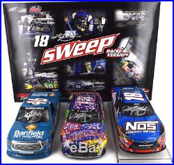 KYLE BUSCH 2017 Bristol Sweep set AUTOGRAPHED with COA Only 250 Sets ever made