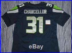 Kam Chancellor Seattle Seahawks NFL Autographed / Signed Jersey With Psa/dna Coa