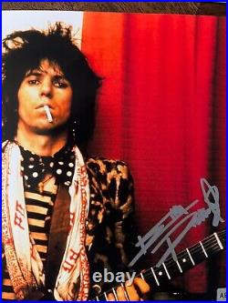 Keith Richards Original Autograph Hand SIGNED 8 x 10 with COA