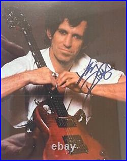 Keith Richards, Rolling Stones, Framed (10' X 8') Hand Signed Photo With COA