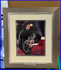 Keith Richards The Rolling Stones Signed Photo Display Complete with COA