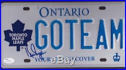 Ken Dryden Signed Toronto Maple Leafs License Plate With Jsa Autograph Coa Hof