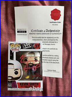 Kevin Smith Director Funko Pop! #37 Signed by Kevin Smith Authentic with COA