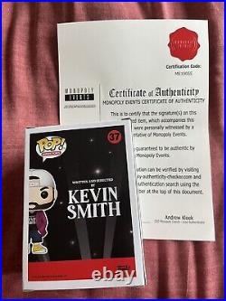 Kevin Smith Director Funko Pop! #37 Signed by Kevin Smith Authentic with COA