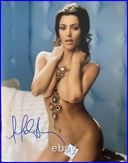 Kim Kardashian NUDE Hand Signed Autograph 8x10 Photo With COA