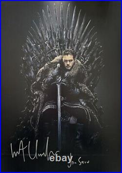 Kit Harington Signed Game Of Thrones A2 Poster With COA Big Signature