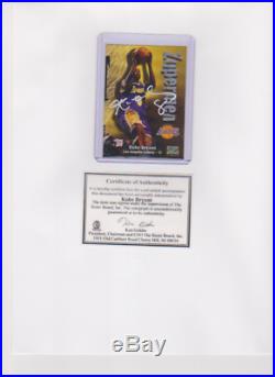 Kobe Bryant 1998 Skybox Z-force Scoreboard Autograph With Stamping And Coa Auto