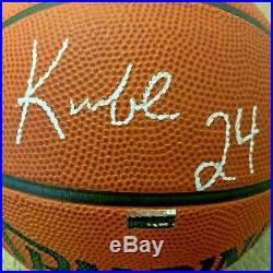 Kobe Bryant 24 Basketball with Autograph Signed by Kobe Bryant Lakers with COA