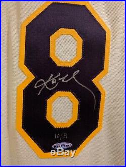 Kobe Bryant 81 POINT GAME UDA Autographed Lakers #8 Jersey RARE 10/81 With COA