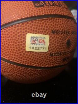 Kobe Bryant Autographed Mini Basketball With COA And Decorative Case