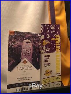 Kobe Bryant LA Lakers Authentic Autographed Jersey (#24) with COA