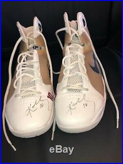 Kobe Bryant Olympic Nike HyperDunk # 10 shoes signed 2X with COA size 14 Lakers