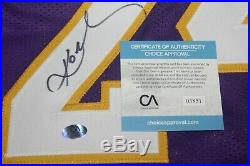 Kobe Bryant Signed Autographed Jersey Lakers Purple with COA