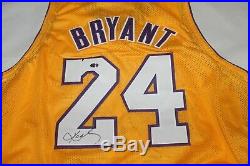 Kobe Bryant Signed Autographed Jersey Lakers Yellow with COA