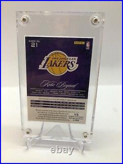 Kobe Bryant2012-13Panini Prestige Card # 21 Lakers. Autographed With Coa Sticker