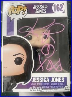 Krysten Ritter Jessica Jones Autographed Signed Funko Pop With Ink2grail Coa