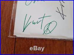Kurt Cobain Hand Signed With Coa Nirvana Come As You Are Single Autographed