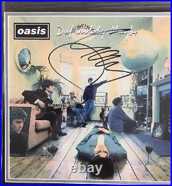 LIAM GALLAGHER Signed and Framed Definitely Maybe Vinyl Comes with a COA