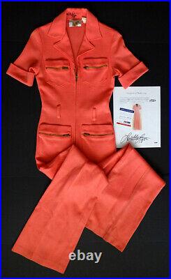 LORETTA LYNN Signed Autograph on 1970's Retro STAGE WORN Outfit with PSA/DNA COA