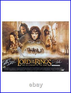 LOTR 16x12 Print Signed By Wood, Astin, Boyd & Monaghan 100% With COA