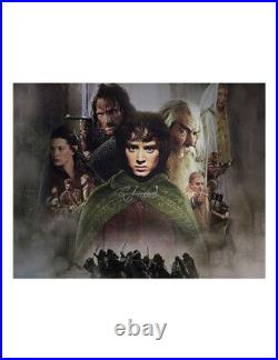 LOTR Frodo Baggins 16x12 Print Signed By Elijah Wood 100% Authentic With COA