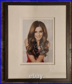 Large Framed & Mounted Signed Photograph of Cheryl Cole With CoA