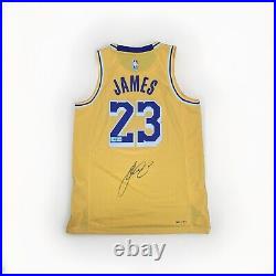 LeBron James Signed LA LAKERS Jersey With COA Authenticated