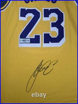 LeBron James Signed LA LAKERS Jersey With COA Authenticated