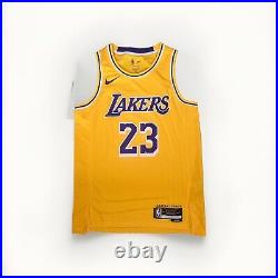 LeBron James Signed LA LAKERS Jersey With COA Authenticated