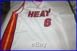 LeBron James of the Miami Heat signed autographed basketball jersey with COA
