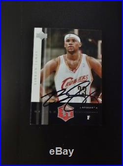 Lebron James Signed Auto With COA Autographed Upper Deck