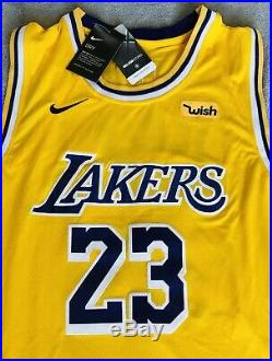 Lebron James Signed Autographed NBA Los Angeles Lakers Jersey with COA
