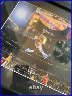 Lebron James Signed Autographed Photo Book Collage Lakers With Upper Deck COA