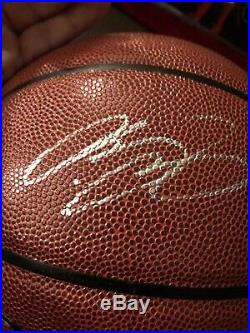 Lebron James autographed Basketball with COA
