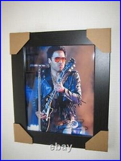 Lenny Kravitz Excellent Hand Signed Photograph (8x10) Framed With CoA