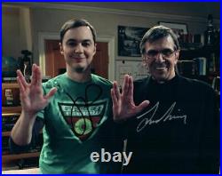 Leonard Nimoy Jim Parsons autographed 8x10 Photo signed Picture with COA