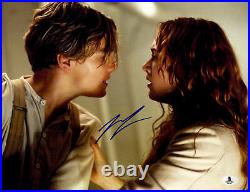 Leonardo DiCaprio Signed 11 x 14 Titanic with Kate Photograph Beckett BAS COA