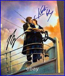 Leonardo DiCaprio and Kate Winslet Autographed Photo, 8x10 with COA, Titanic