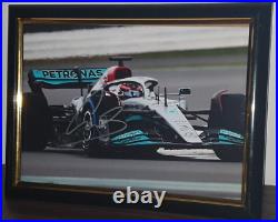Lewis Hamilton Hand Signed Photo With Coa 8x10 Framed Autographed Photo