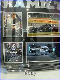 Lewis Hamilton Signed Display Light Up Frame With COA stunning item