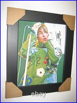 Liam Gallagher Hand Signed Photograph (8x10) Framed With CoA