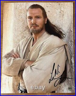 Liam Neeson Signed Autographed 8x10 Star Wars Episode I Qui-Gon Photo With COA